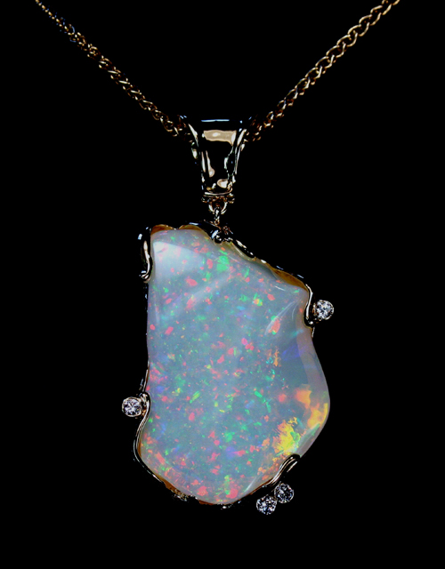 opal pendant